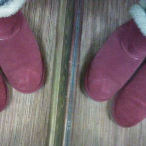 Red Slipper Boots